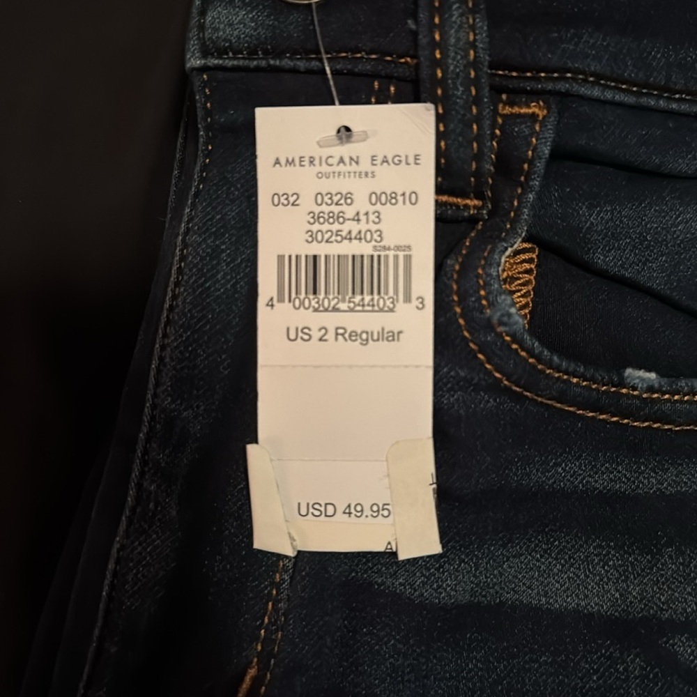 American Eagle Outfitters Indigo Denim Jeans - Picture 2 of 8